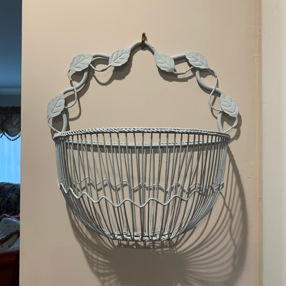 Vintage metal Hanging baskets